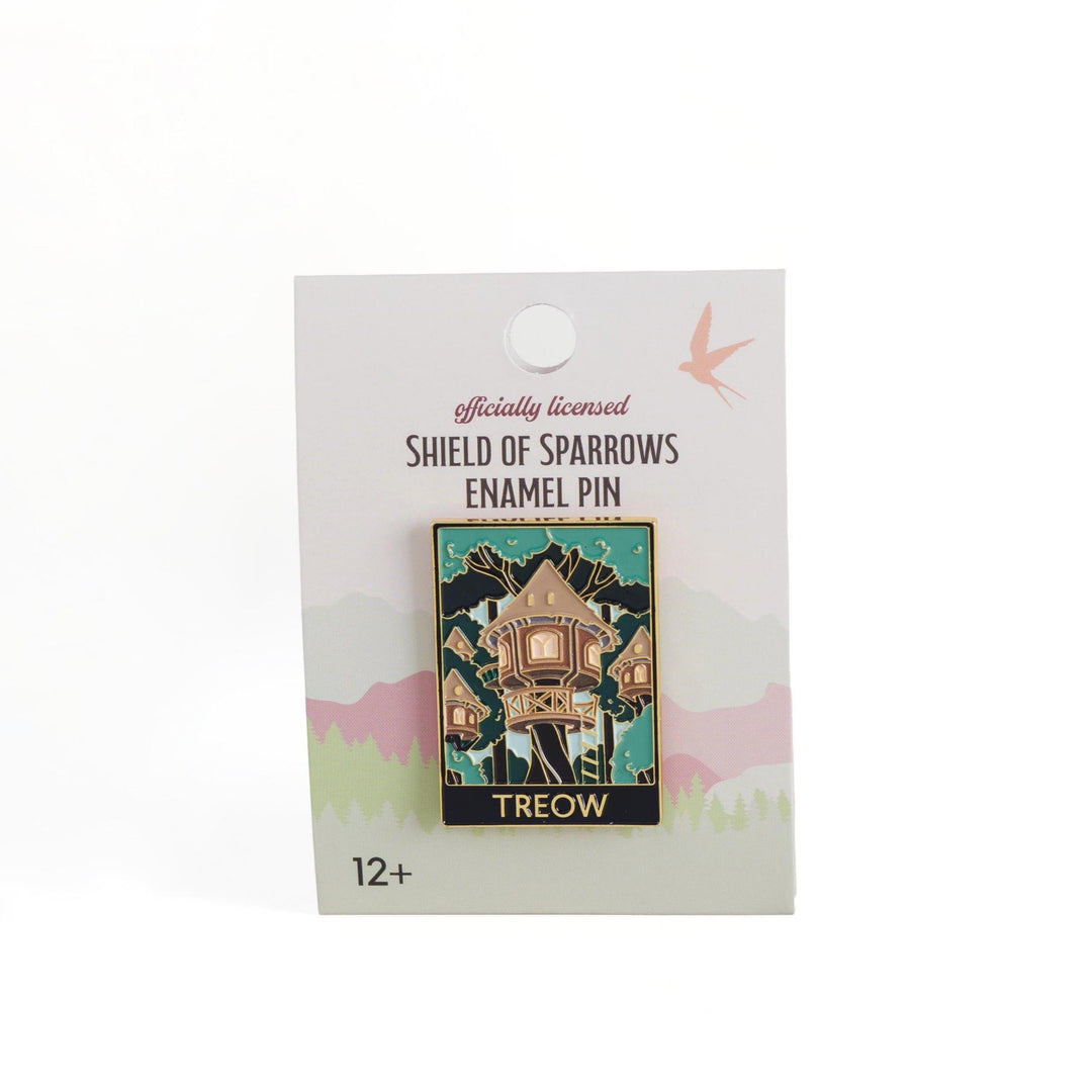 Treow Destination Enamel Pin | Shield of Sparrows