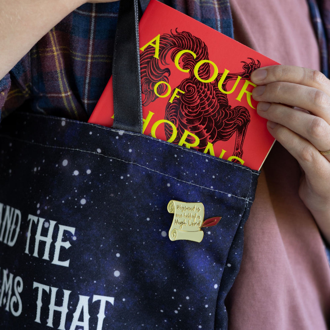 Reading Lessons with Rhysand™ Enamel Pin | ACOTAR™