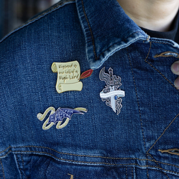 Reading Lessons with Rhysand™ Enamel Pin | ACOTAR™