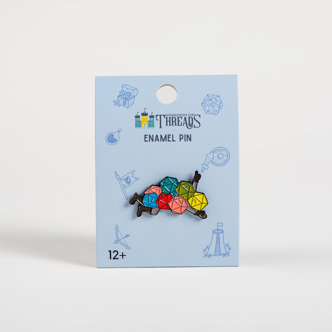 Nat 1 Avalanche Enamel Pin - Dumb Ways to D&Die