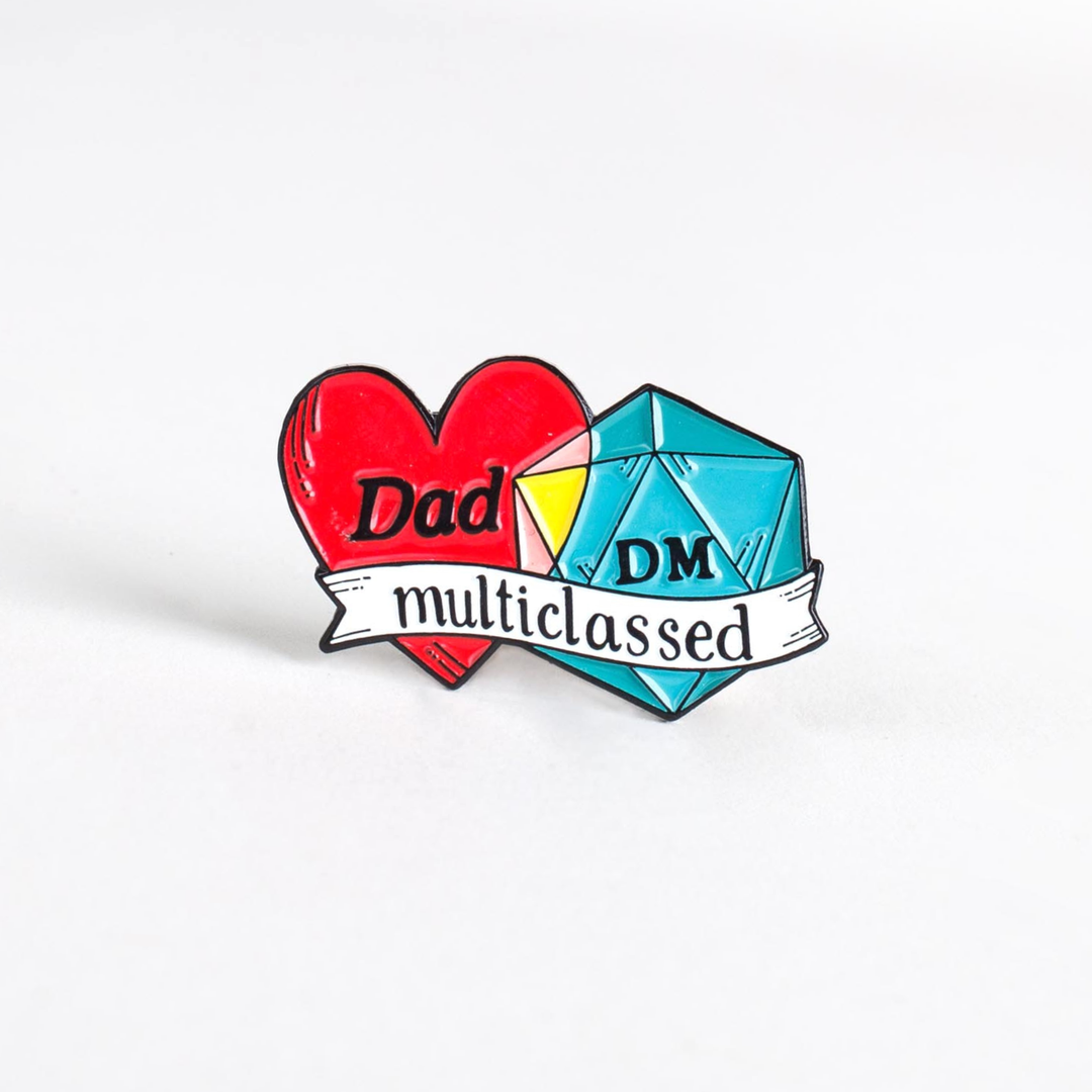 Multiclass Dad Enamel Pin