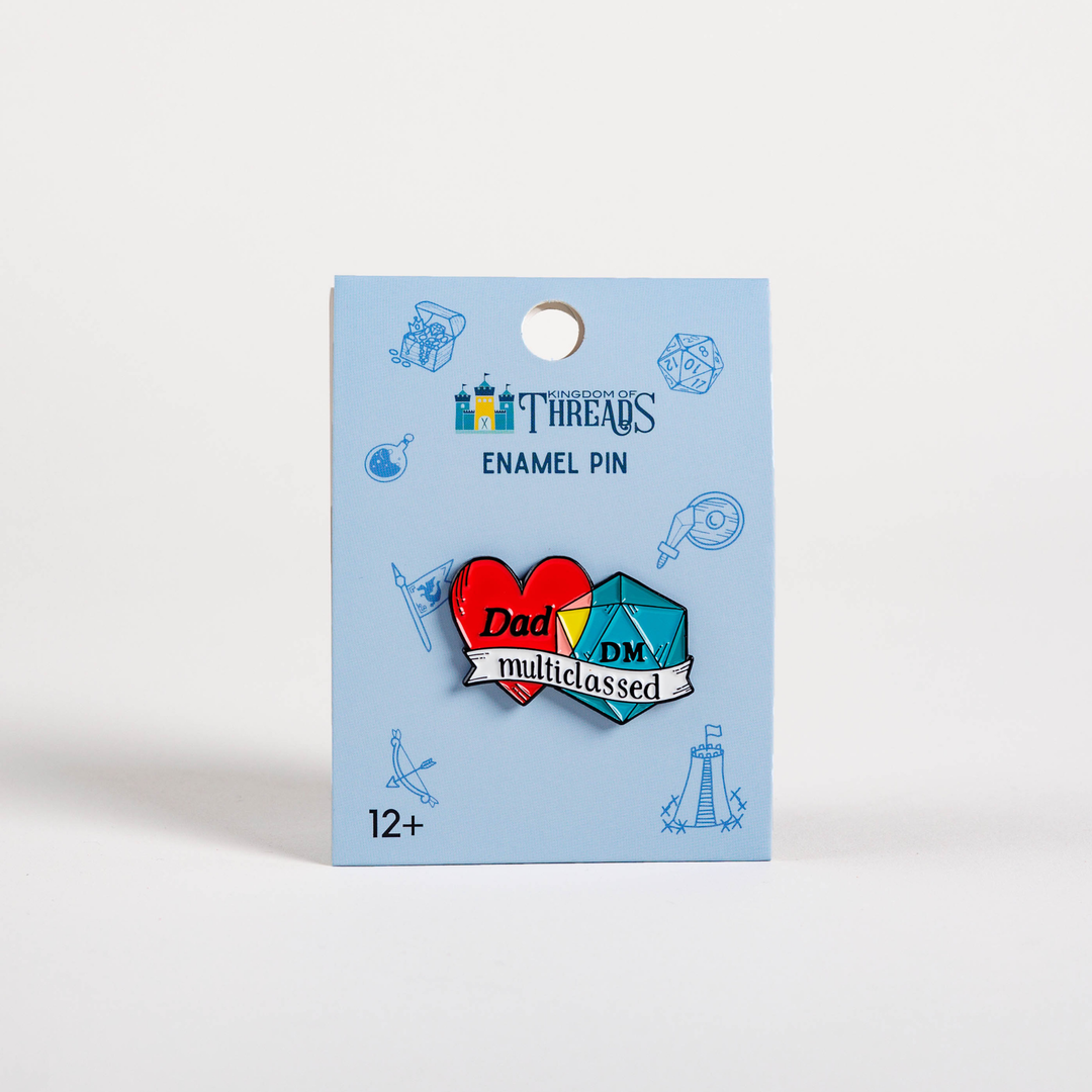 Multiclass Dad Enamel Pin