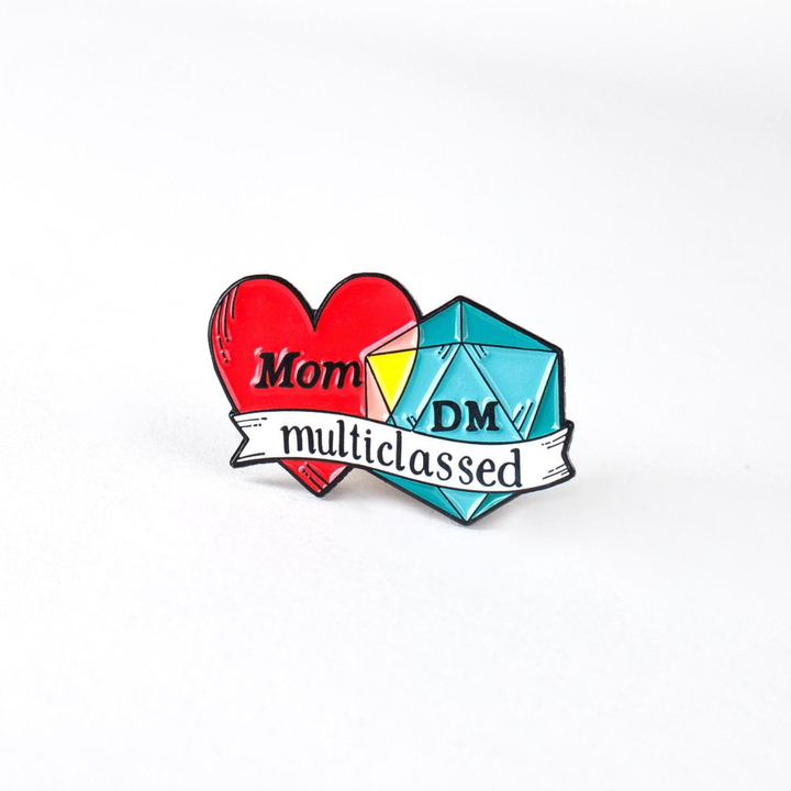 Multiclass Mom Enamel Pin