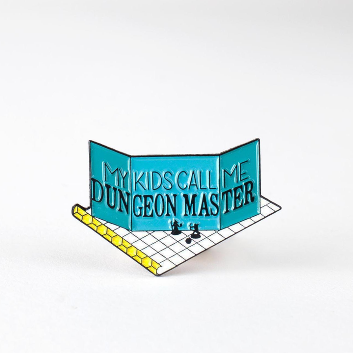 My Kids Call Me Dungeon Master Enamel Pin