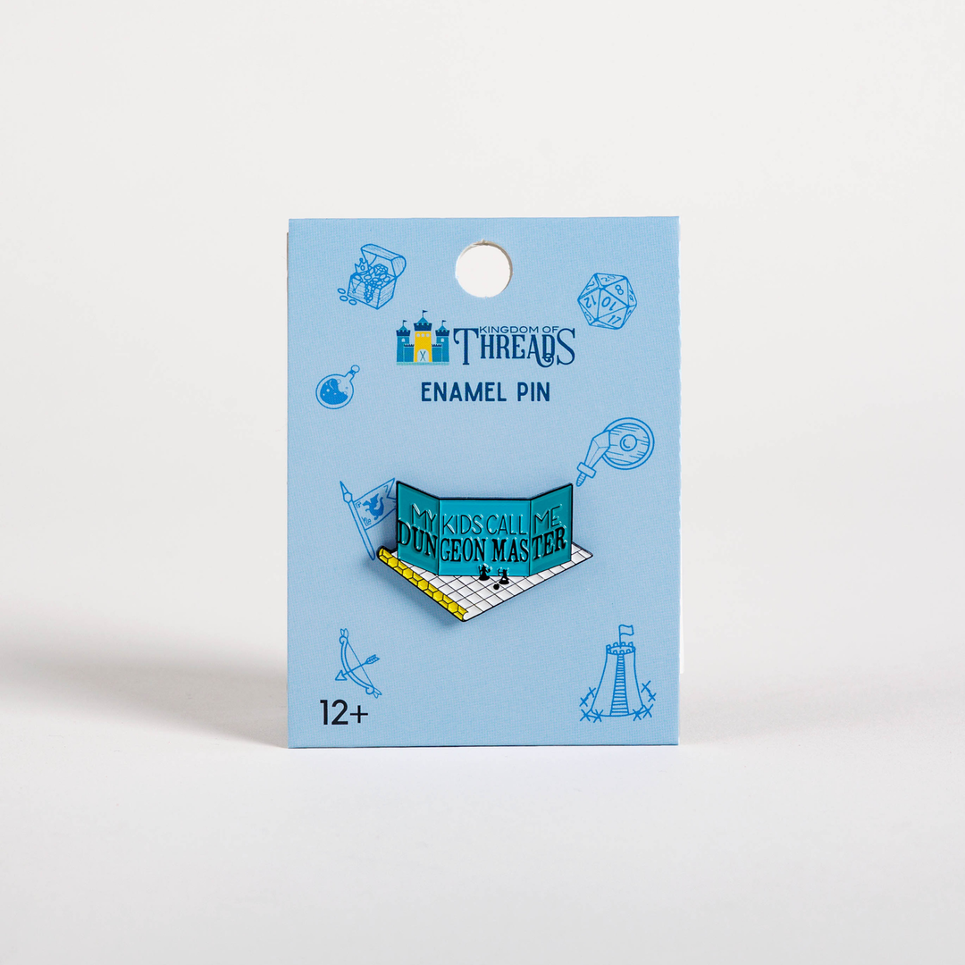 My Kids Call Me Dungeon Master Enamel Pin