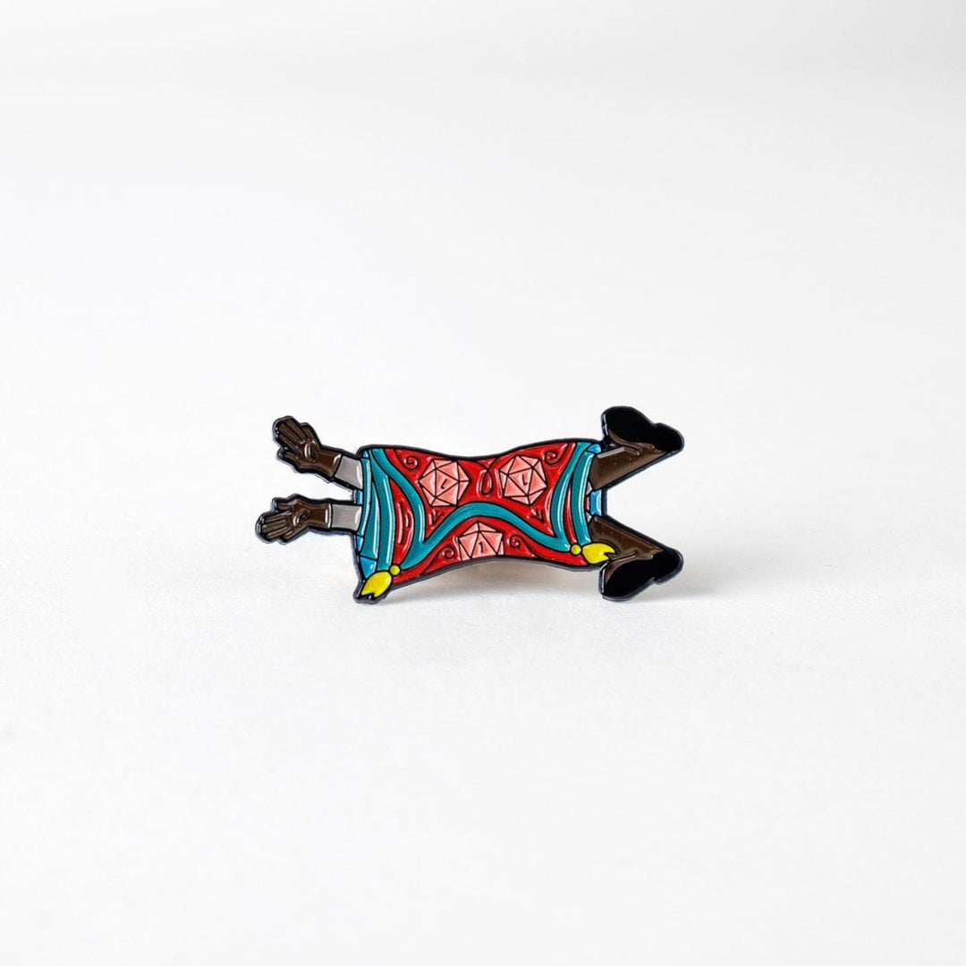 Trapped by Rug of Smothering Enamel Pin - Dumb Ways to D&Die
