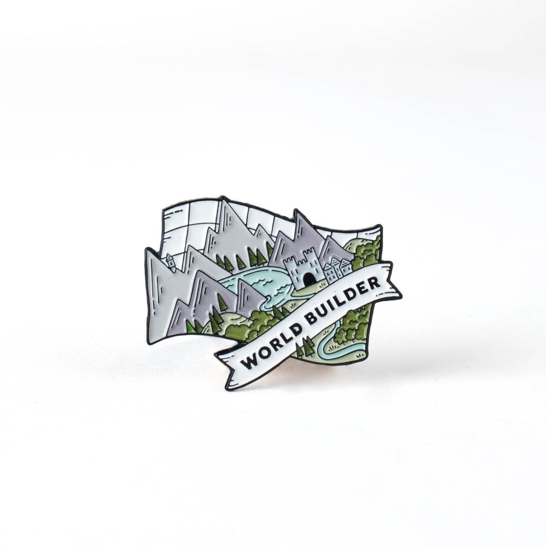 World Builder Enamel Pin