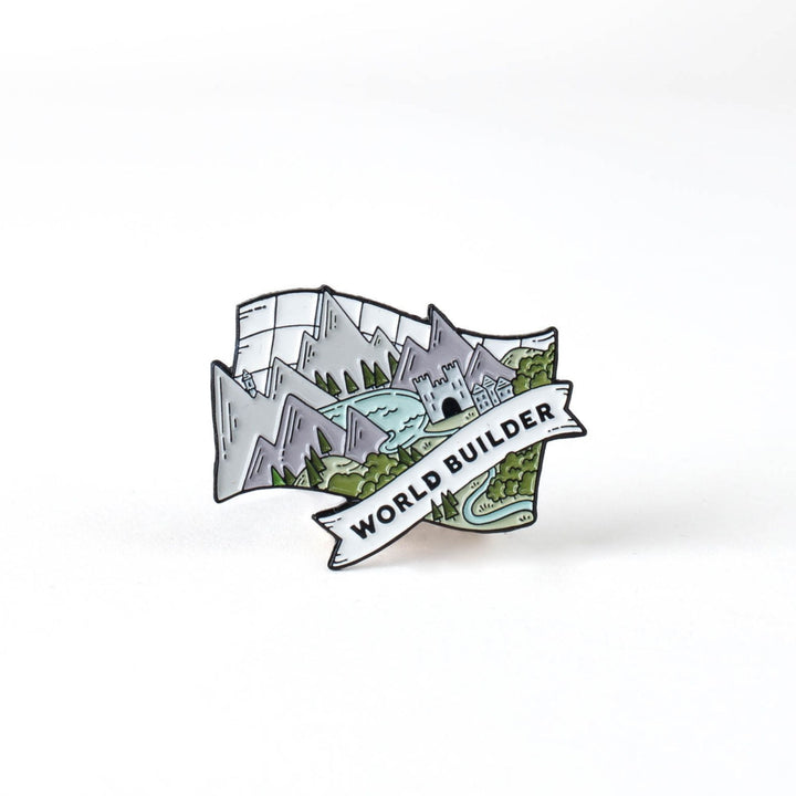 World Builder Enamel Pin