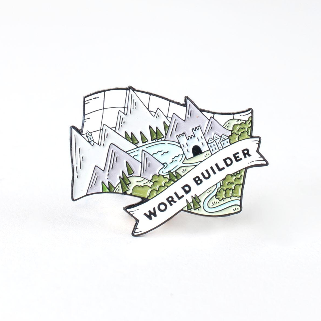 World Builder Enamel Pin