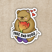 Load image into Gallery viewer, Free Dad Hugs Sticker
