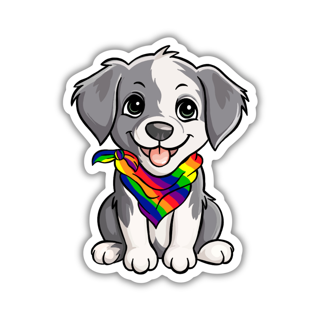 Pride Puppy Sticker