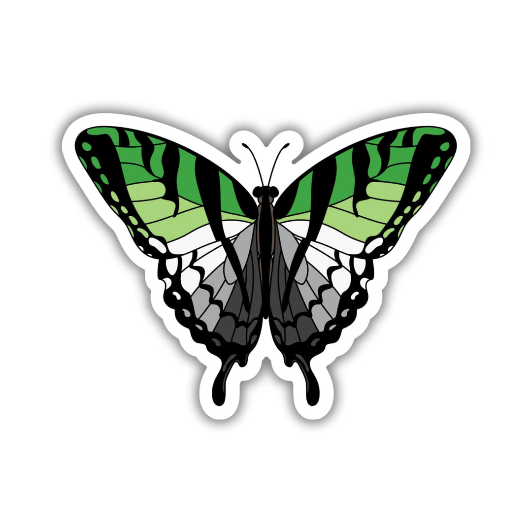 Aromantic Pride Butterfly Sticker