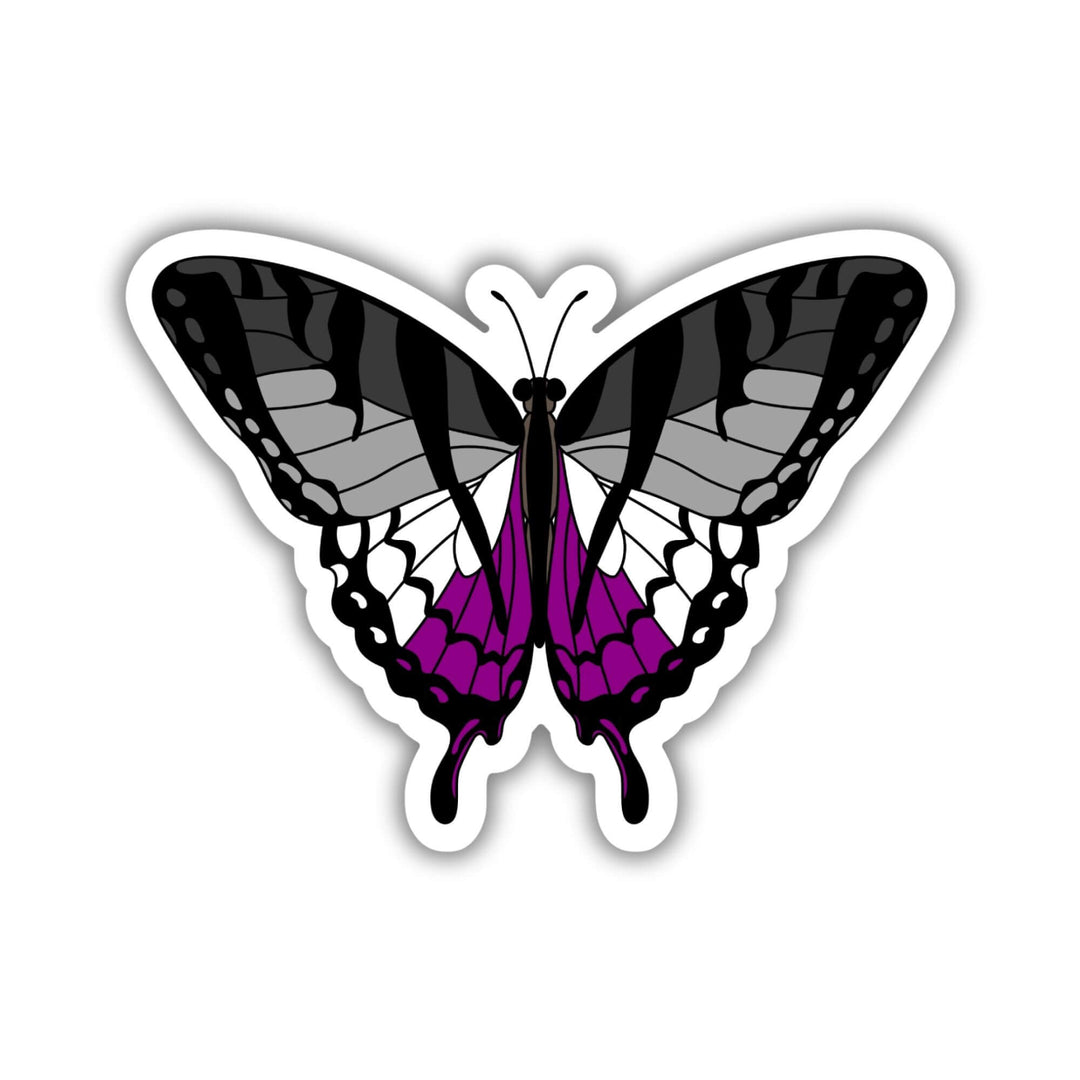Asexual Pride Butterfly Sticker