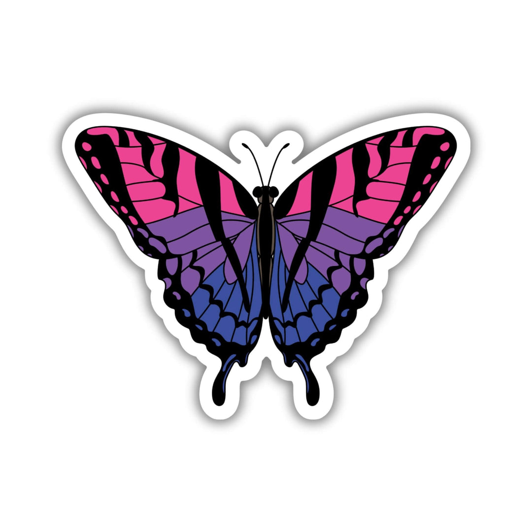 Bisexual Pride Butterfly Sticker