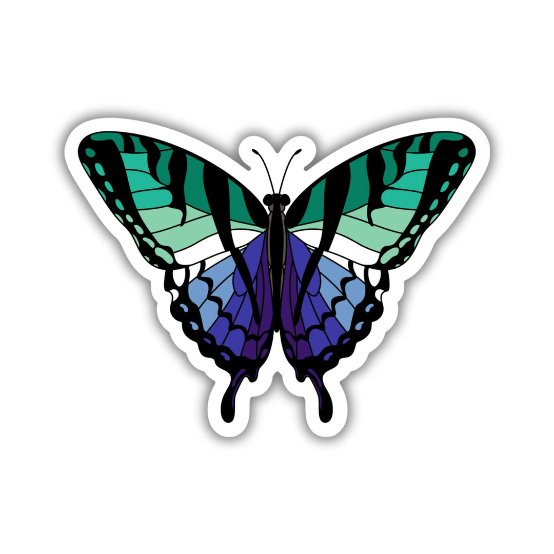 Gay Men Pride Butterfly Sticker