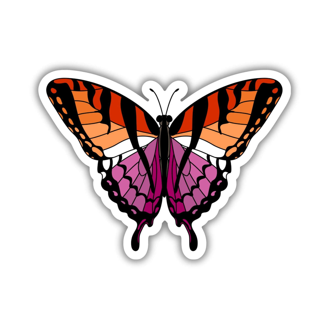 Lesbian Pride Butterfly Sticker