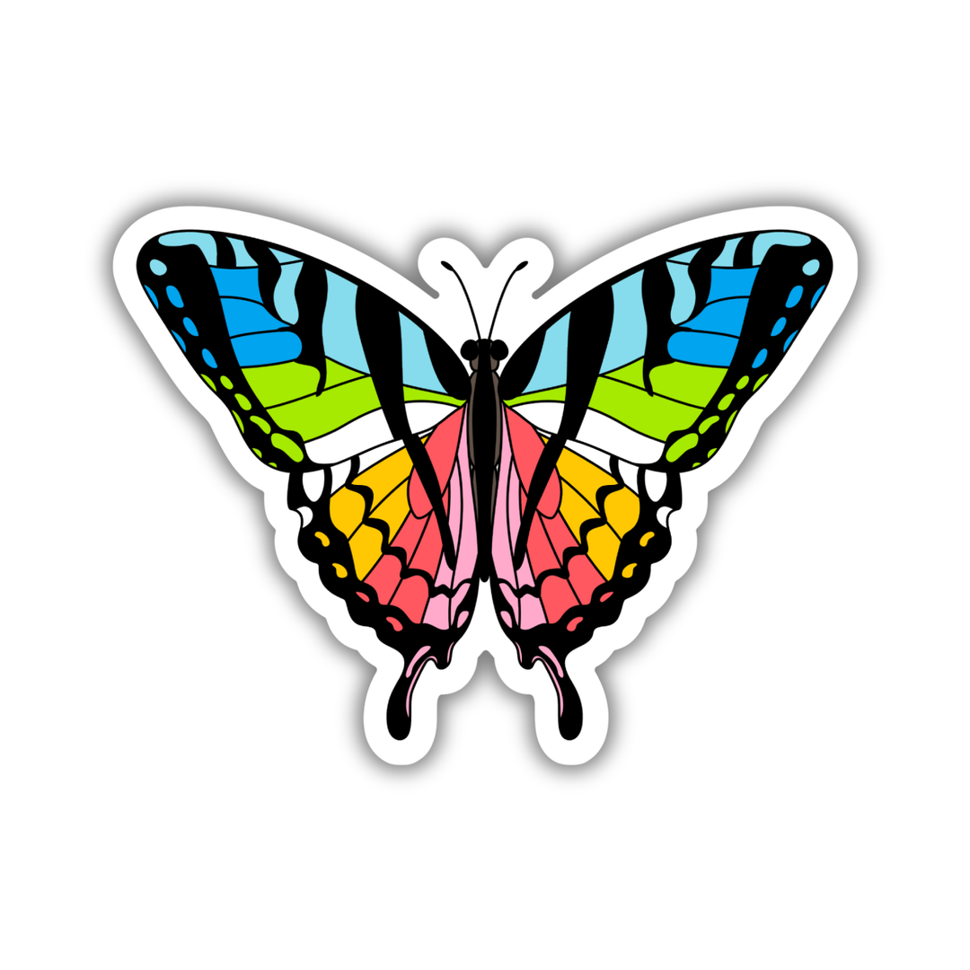 Queer Pride Butterfly Sticker