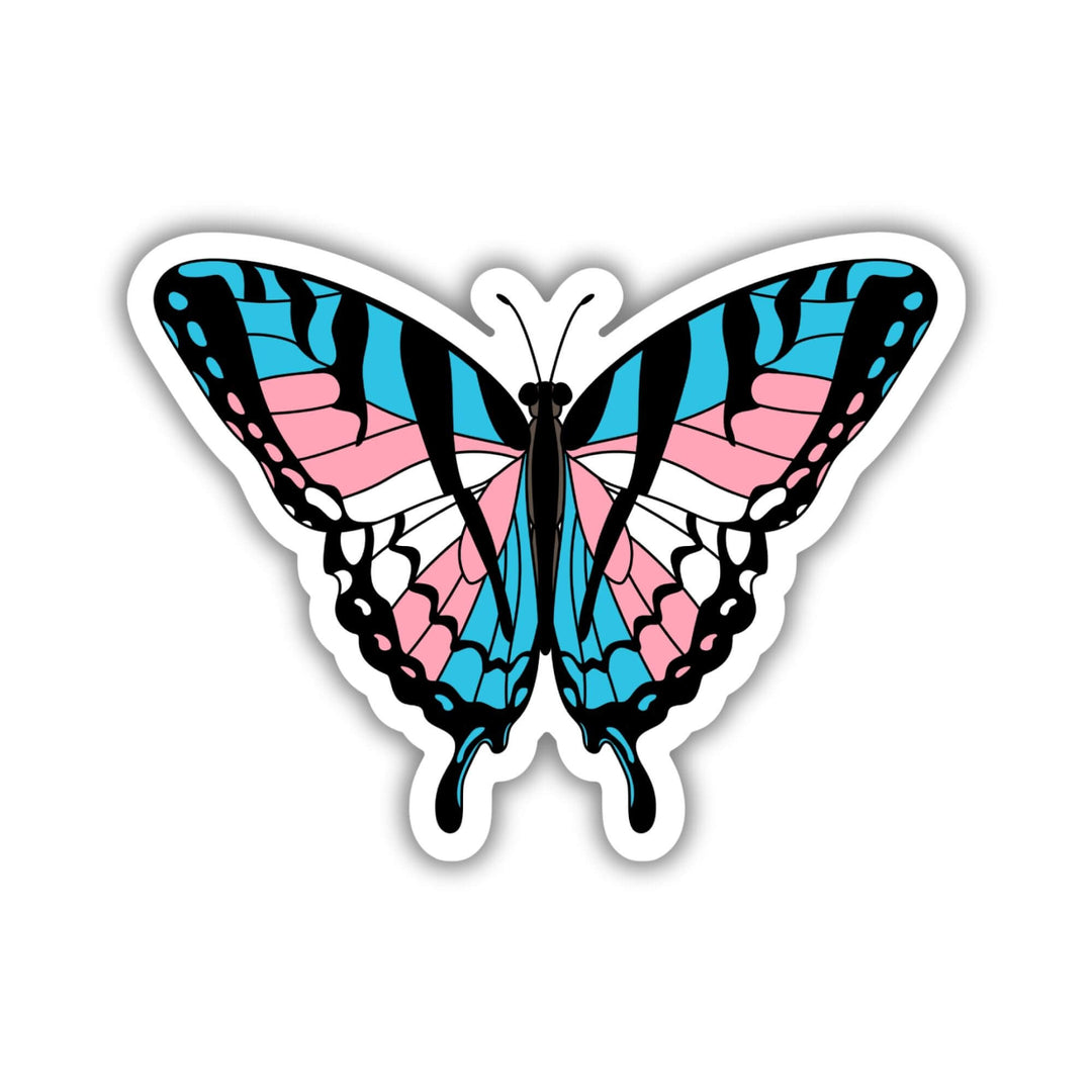Transgender Pride Butterfly Sticker