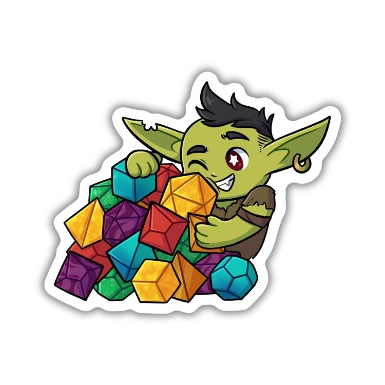 Dice Goblin Sticker
