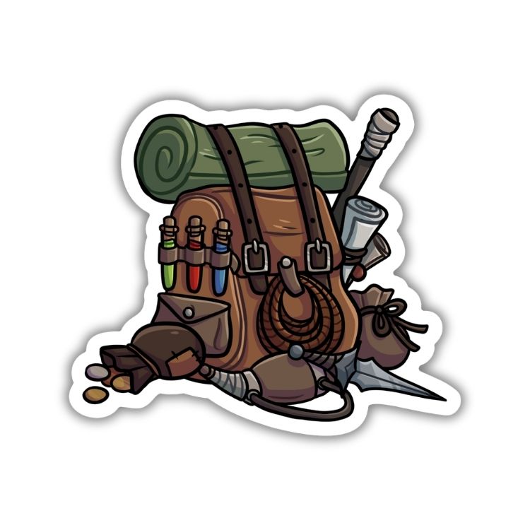 Adventurer's Pack Sticker