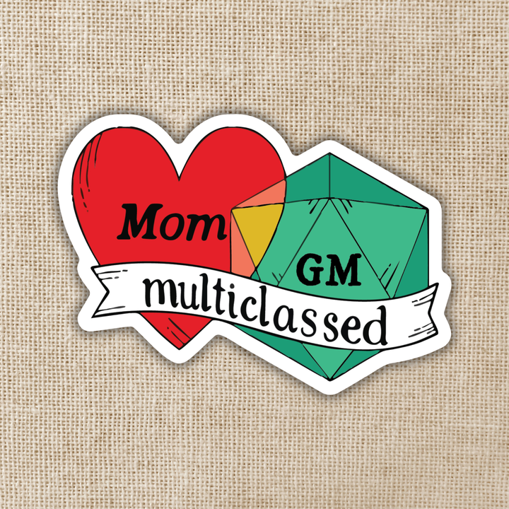 Multiclass Mom Sticker