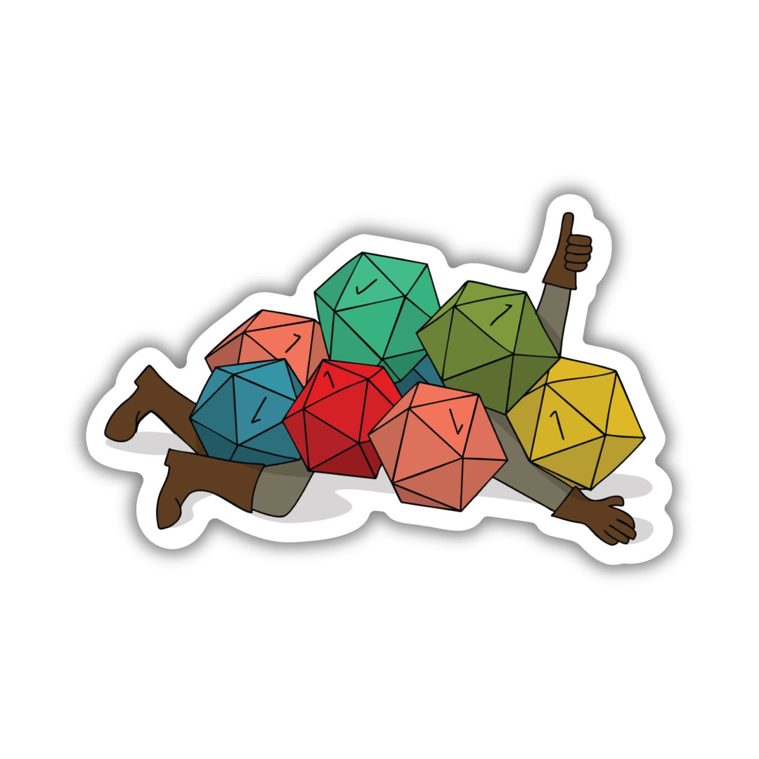 Nat 1 Avalanche Sticker - Dumb Ways to D&Die