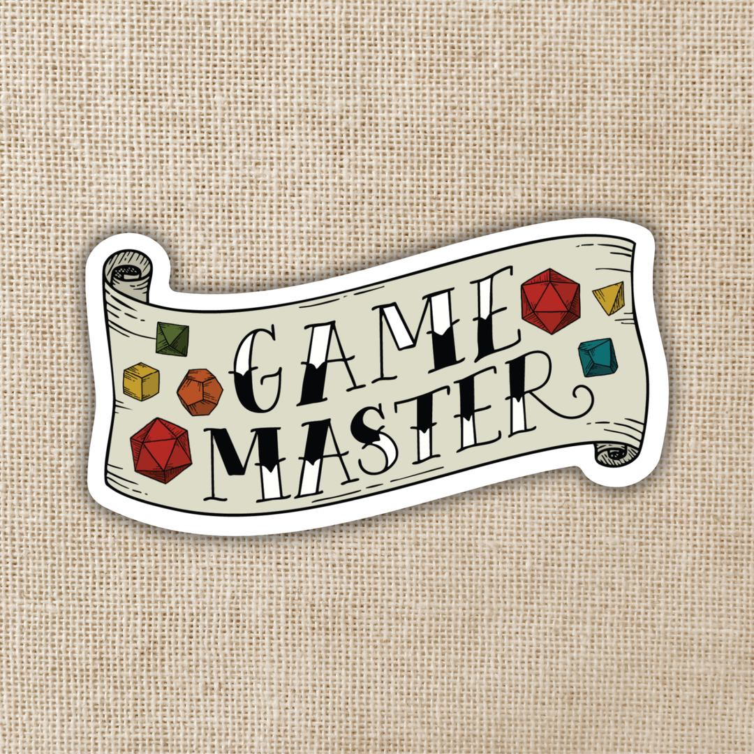 Game Master Banner Sticker - Game Master Life