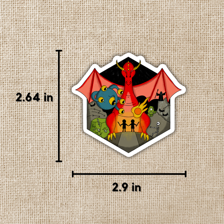 Face the Baddies TTRPG Sticker