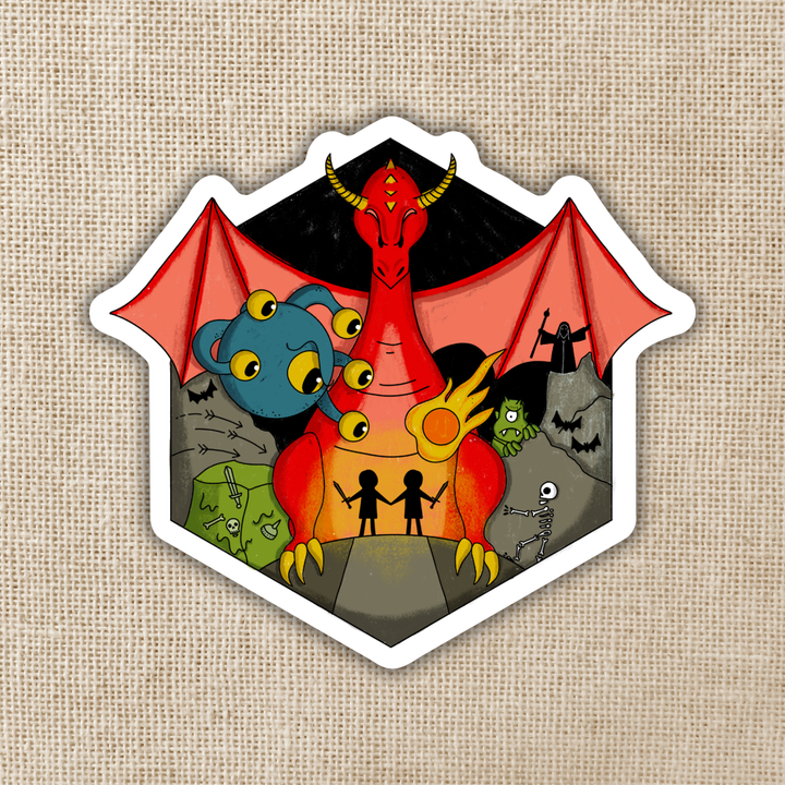 Face the Baddies TTRPG Sticker
