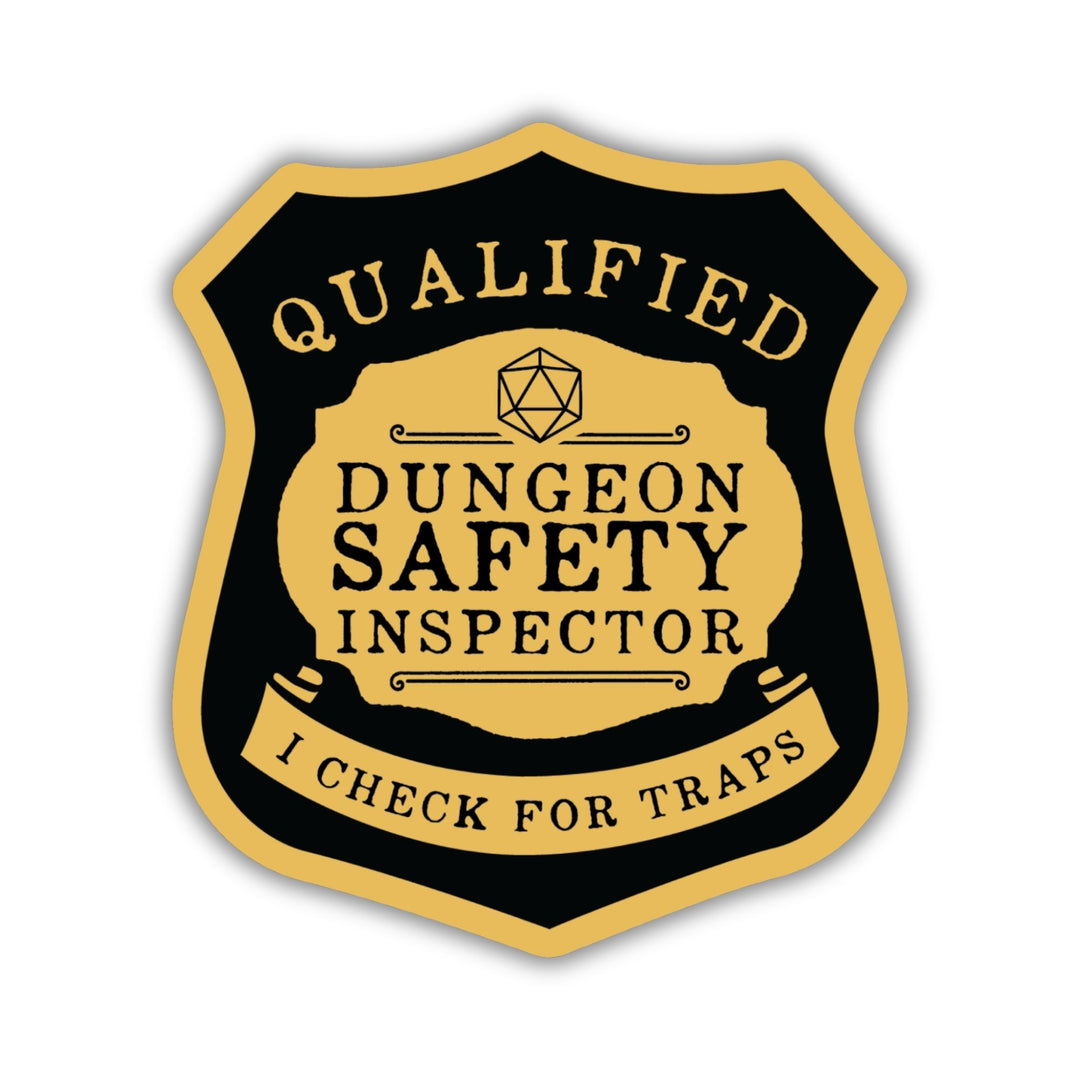 Dungeon Safety Inspector Sticker