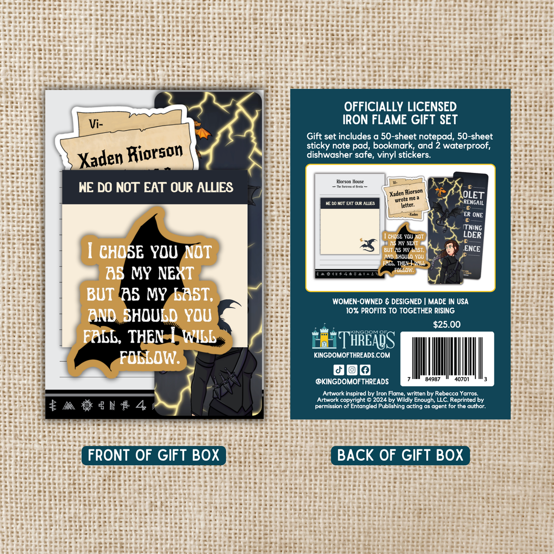 Iron Flame Boxed Gift Set