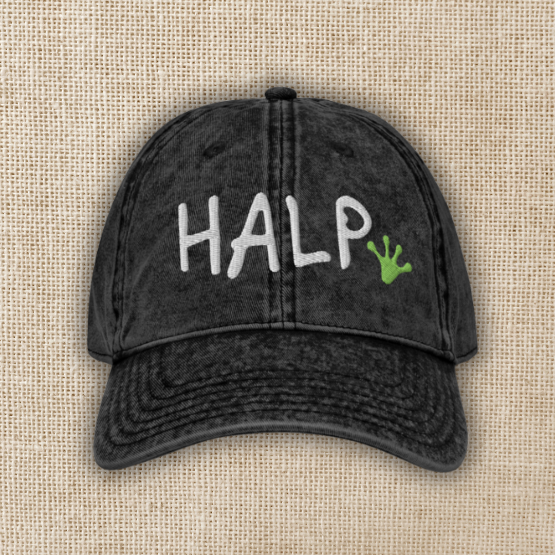 Halp Baseball Cap | Assistant to the Villain