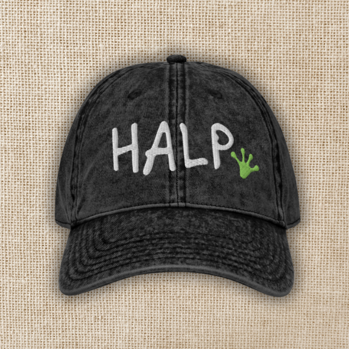 Halp Baseball Cap | Assistant to the Villain