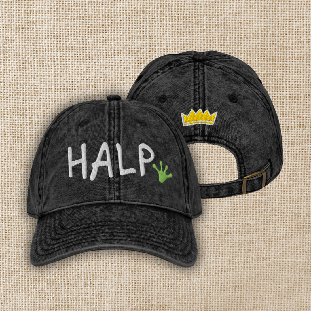 Halp Baseball Cap | Assistant to the Villain