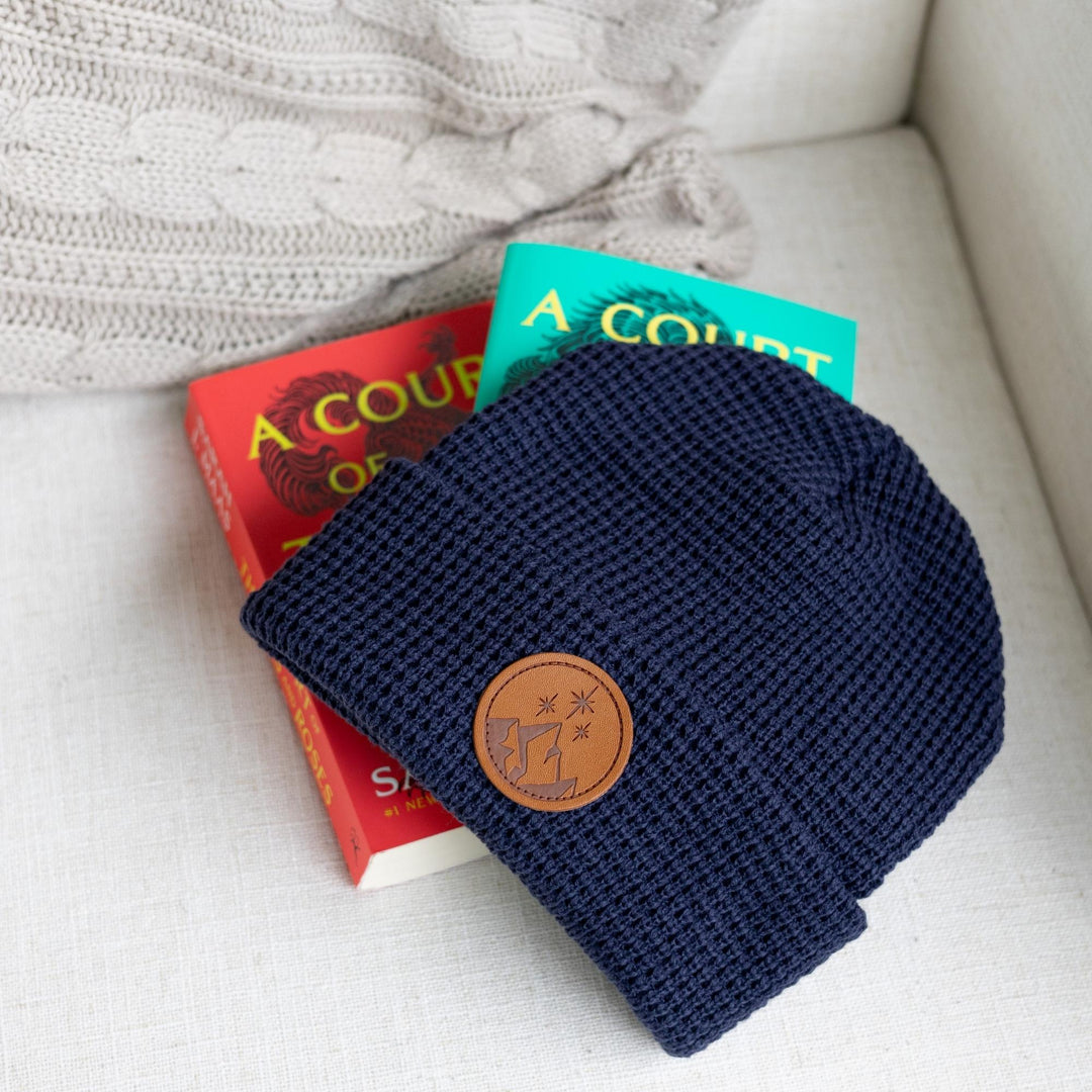 Velaris™ Leather Patch Beanie | ACOTAR™