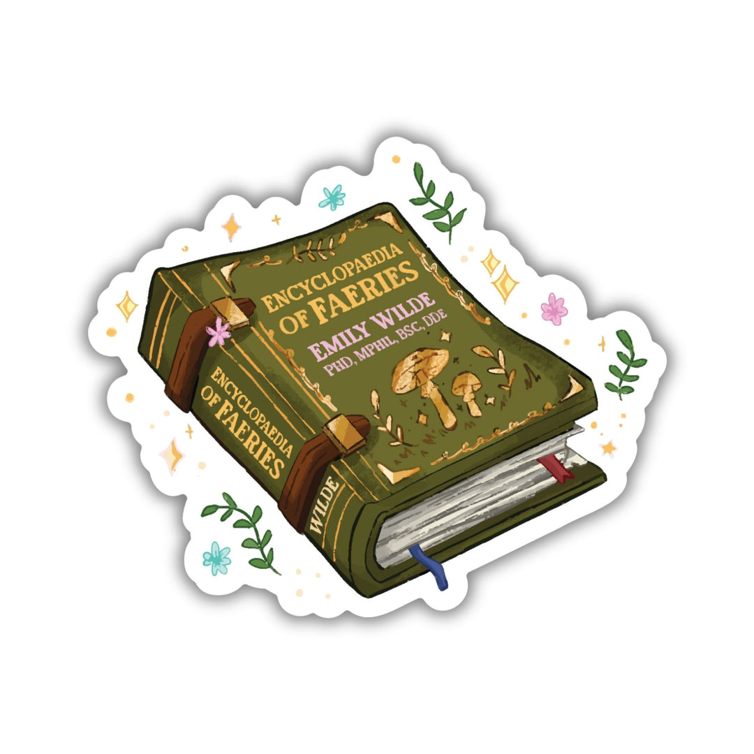 Encyclopaedia Of Faeries Book Sticker | Emily Wilde