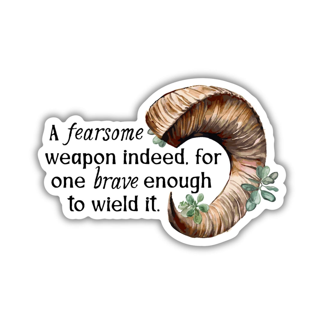 A Fearsome Weapon Sticker | Emily Wilde