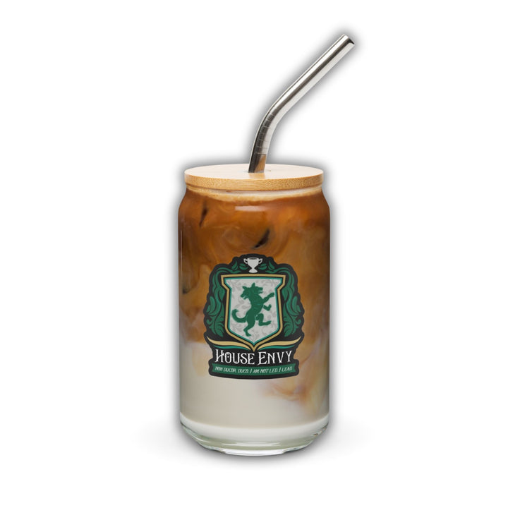 House Envy Crest Glass Can Cup