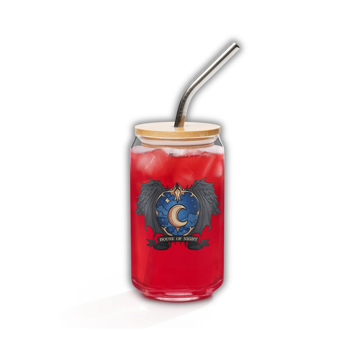 House of Night Glass Can Cup | Crowns Of Nyaxia