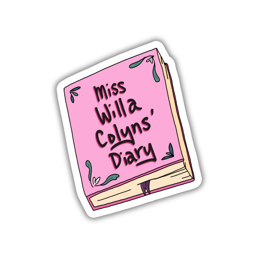 Miss Willa Colyns' Diary Sticker