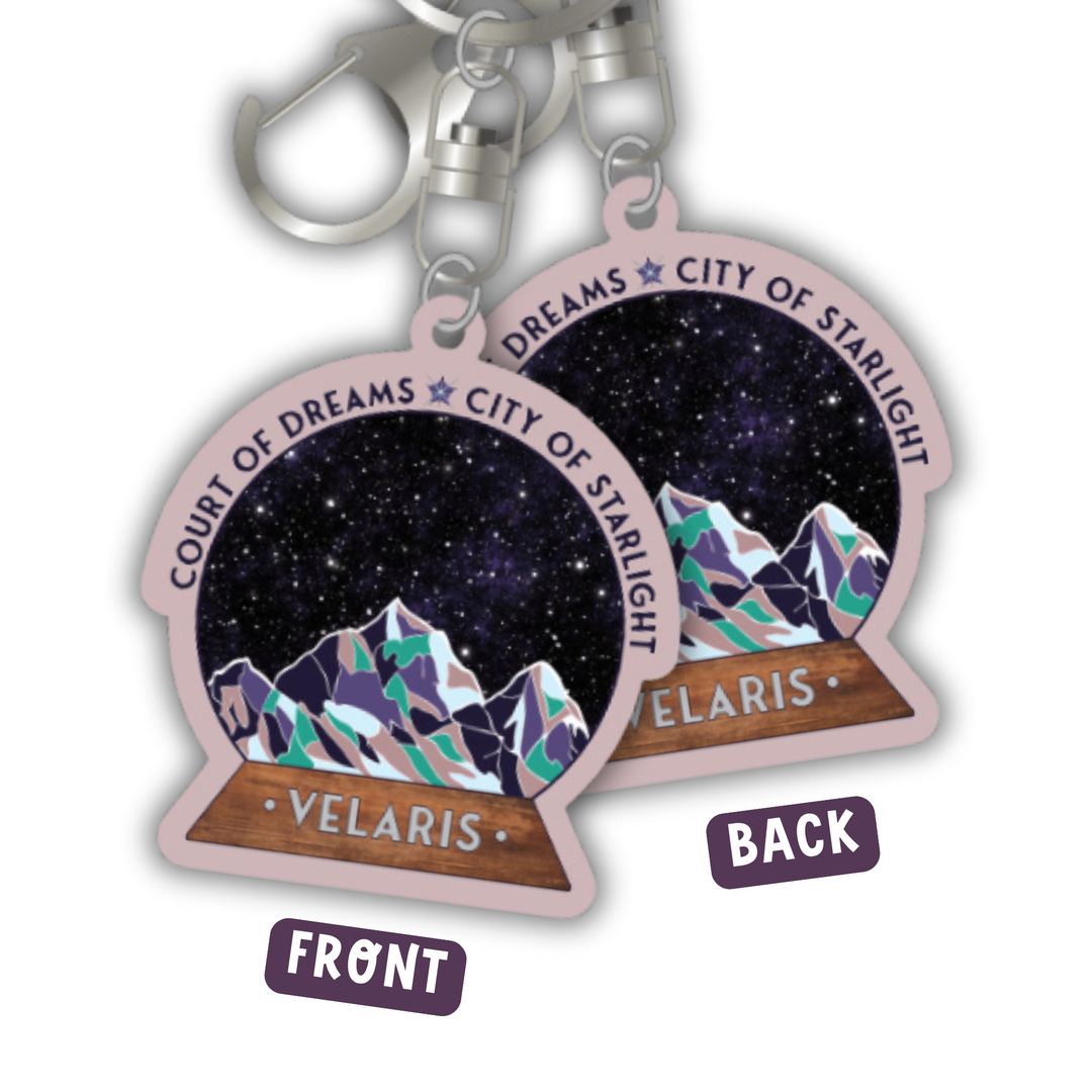 Velaris Star Globe Keychain | ACOTAR