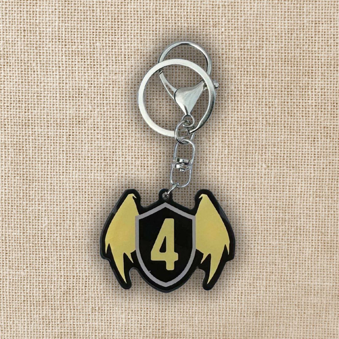 Fourth Wing Emblem Acrylic Keychain | Fourth Wing