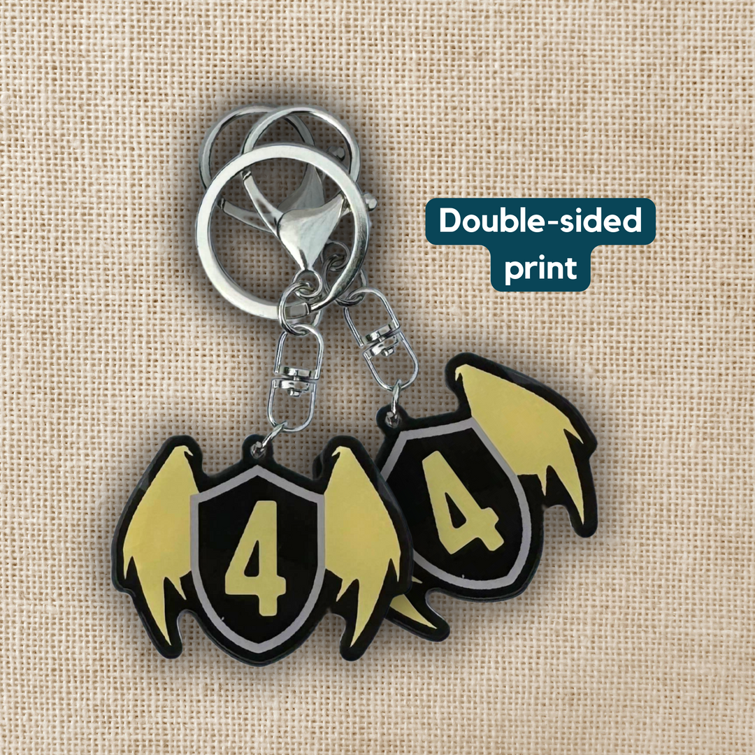 Fourth Wing Emblem Acrylic Keychain | Fourth Wing