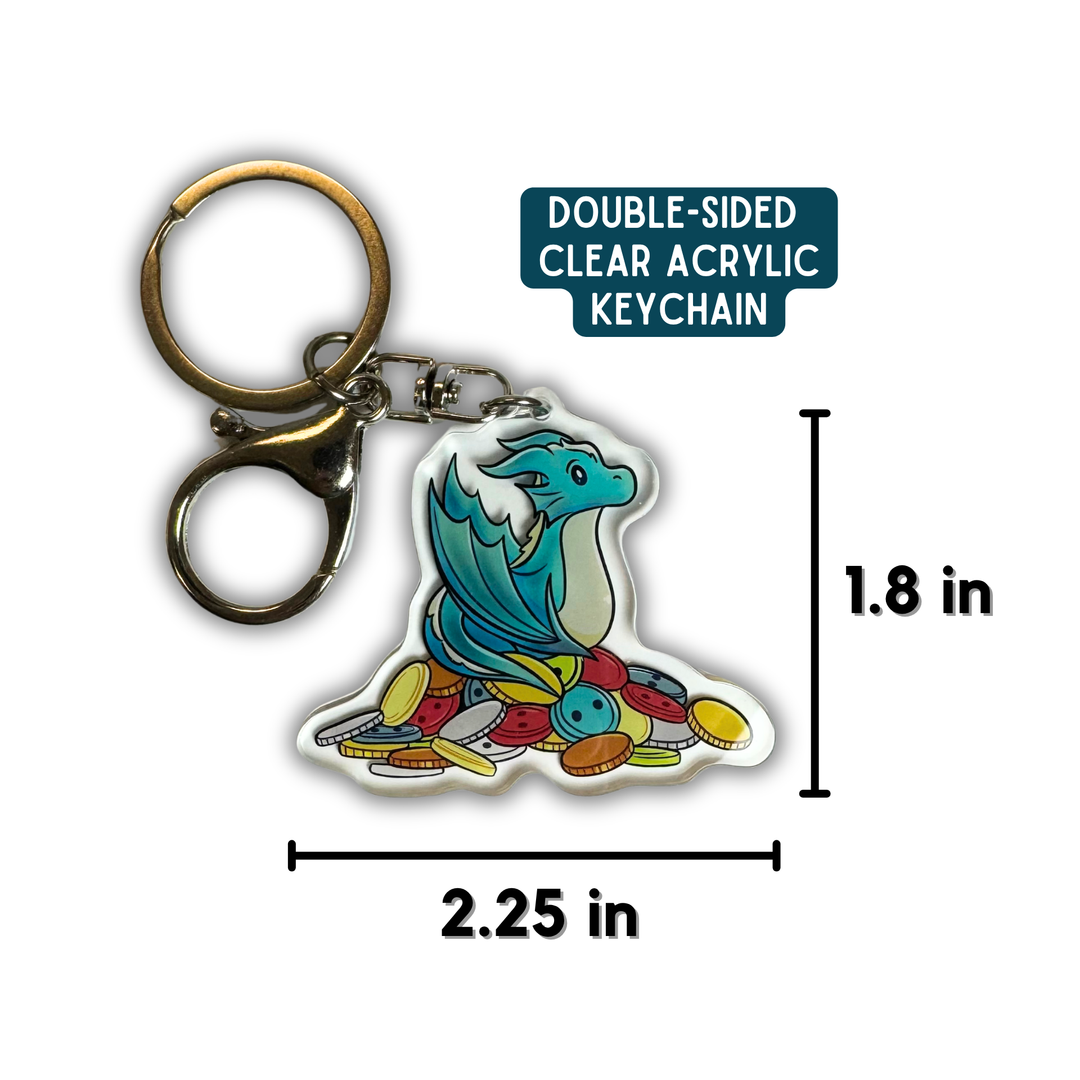 Theodore The Wyvern Keychain | House in the Cerulean Sea