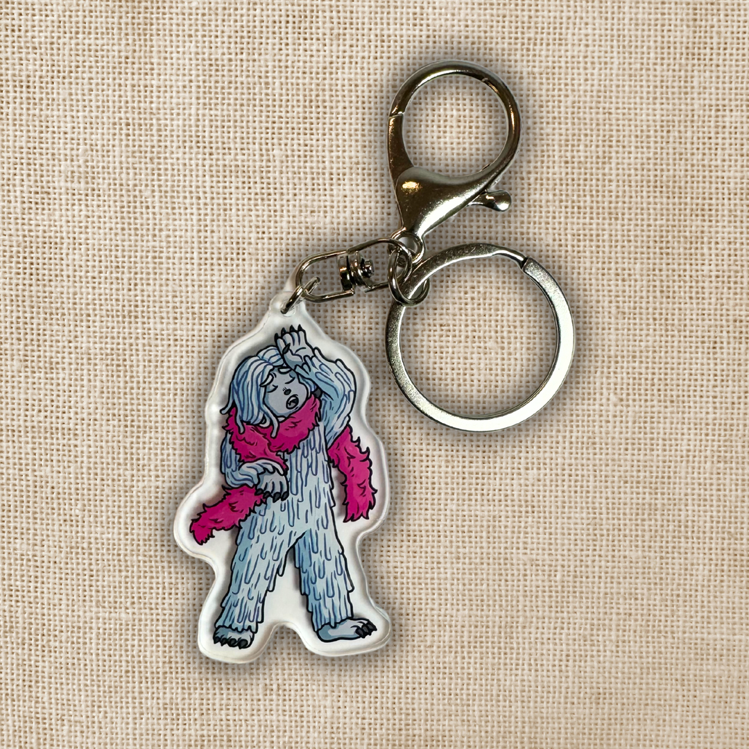 David The Yeti Keychain | TJ Klune