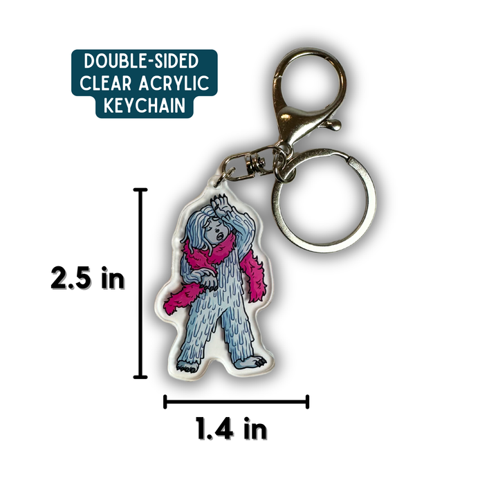 David The Yeti Keychain | House in the Cerulean Sea