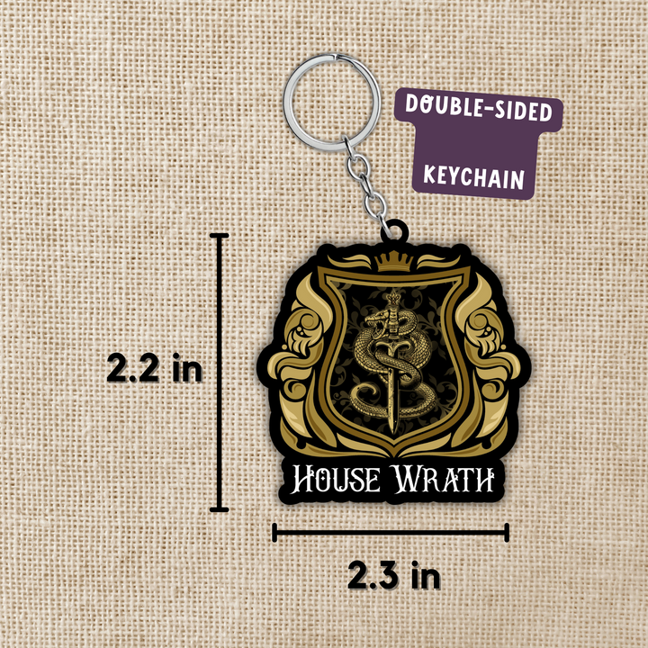 House of Wrath Keychain | Throne Of The Fallen