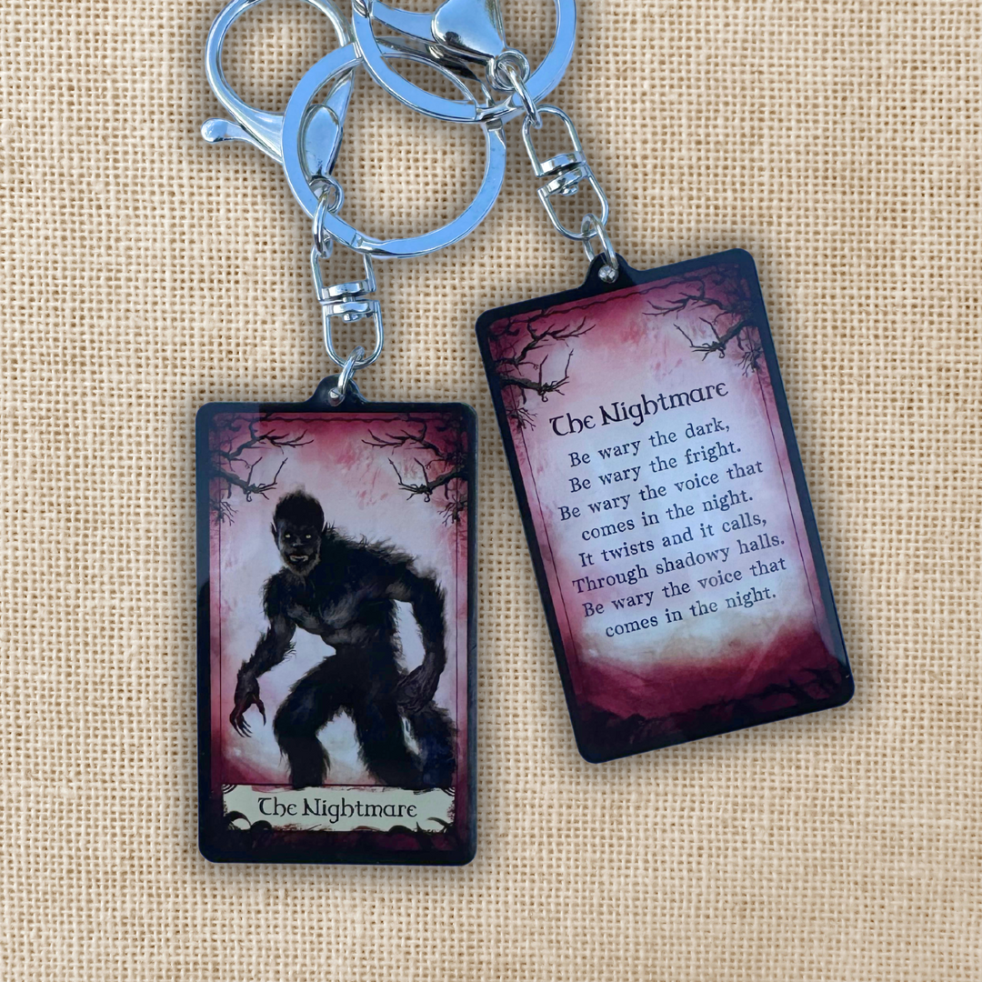 The Nightmare Card Keychain | One Dark Window