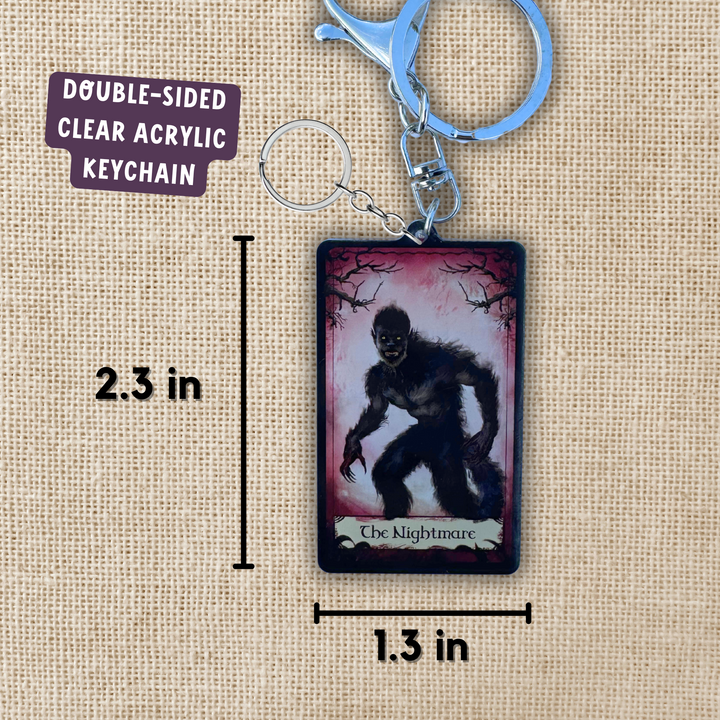 The Nightmare Card Keychain | One Dark Window