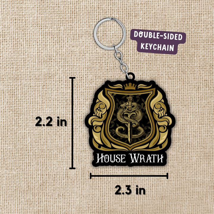House of Wrath Keychain | Throne Of The Fallen